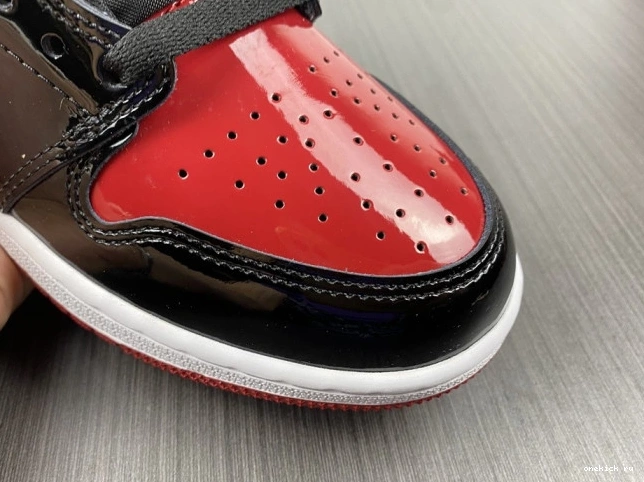 Rep Onekick 1 OG Jordan Air 555088-063 High Bred Patent 0524